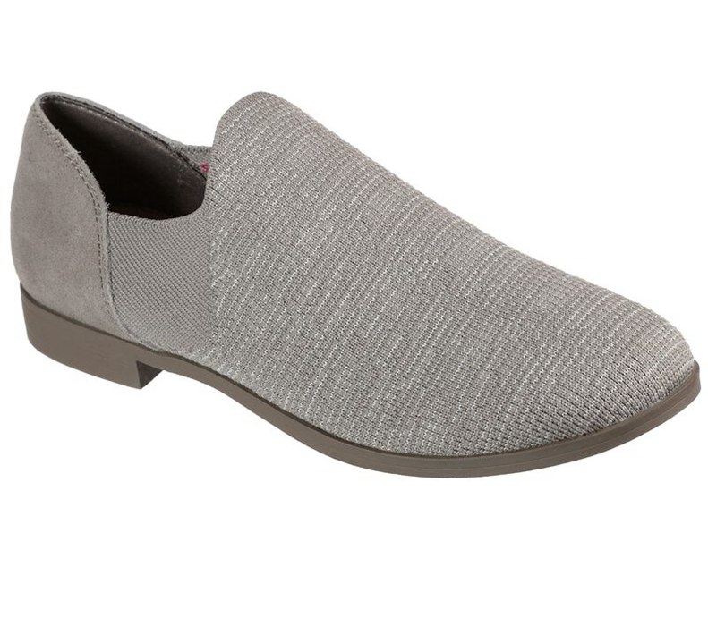 Skechers Cleo Prep - Prep Step - Womens Slip On Shoes Grey [AU-XM5581]